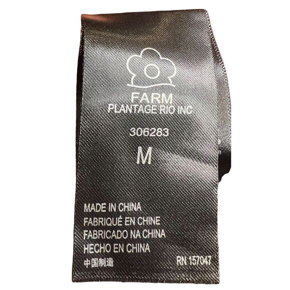 Farm Rio 100% Linen Blazer NWOT Size Medium - Picture 9 of 9